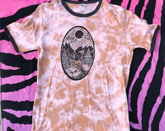 Pintoresco Mountain Tie Dye, Marrón, M