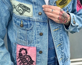 Linocut Battle Jacket