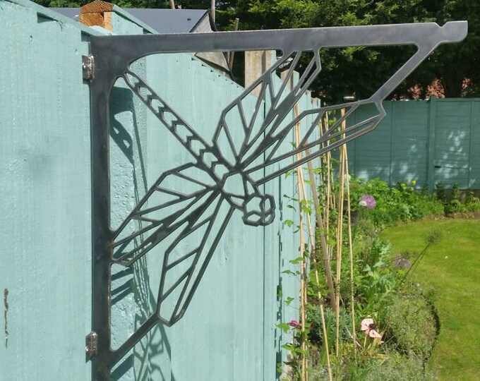 Hanging Basket Bracket. Laser Cut. Hand Made in UK. Dragonfly Etsy