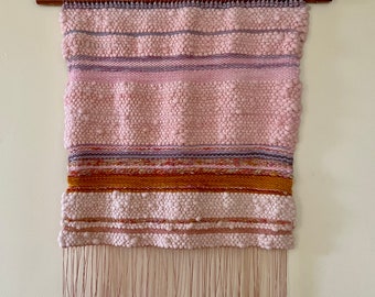 Handwoven Wall Hanging / Tapestry Weaving - 25” x 31”