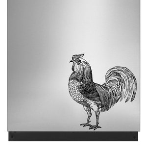 Rooster Hen Chicken Farm Design Decal Sticker Dishwasher Refrigerator Washing Machine Stove Classic Kitchen Decal Dorm Fridge Retro Oven
