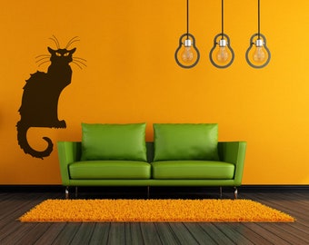 Sticker Mural Chat Etsy Sticker Mural Chat Etsy
