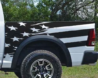 Chicago Sparkly Flag Pick-Up Truck Tailgate Wraps