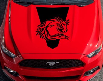 32/" Ford Mustang Tribal Pony Horse car truck window Racing Stripe Decal Sticker