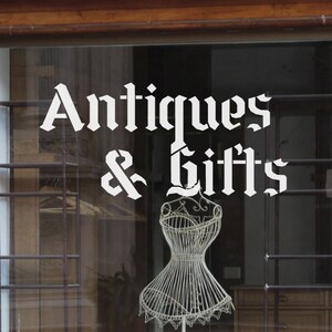 Custom Vinyl Decal Business Letters Window Car Van Truck 1 23 X 50 Door ...