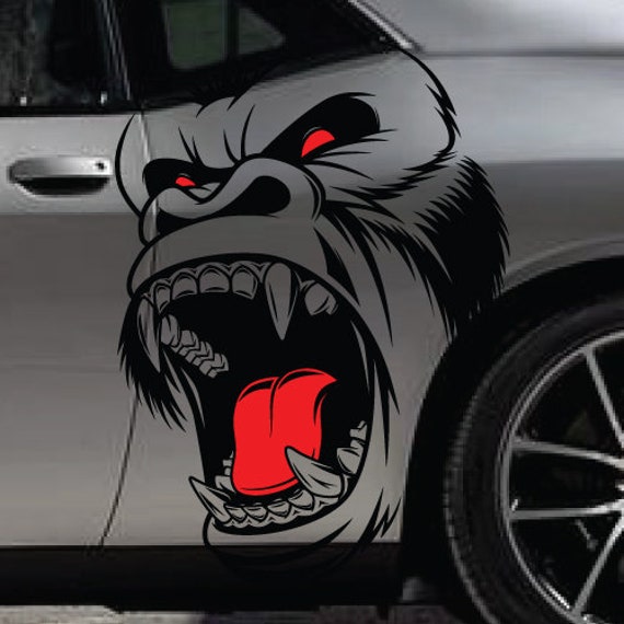 Gorilla King Sticker Decal