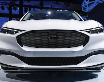 For Ford Mach-E Mustang Vehicle Wrap Cast Material Light Scratch UV Protected Laminated Graphic Original Looking Grille USA Made Decal