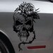 Autocollant Vinyle Barbelé Réfléchissant Pour Voiture - Camouflage Capot