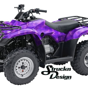 Bright Purple Snake Skin Abstract 4ft x 10ft Decal Vinyl Graphic Pattern Wrap Kit ATV UTV Golf Cart Moto Scooter Cast Laminate