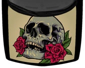 Sugar Skull And Roses Truck Car Hood Wrap Vinyl Graphic Decal Deep Tint 58 quot x65 quot USA Made Cast Laminated Option