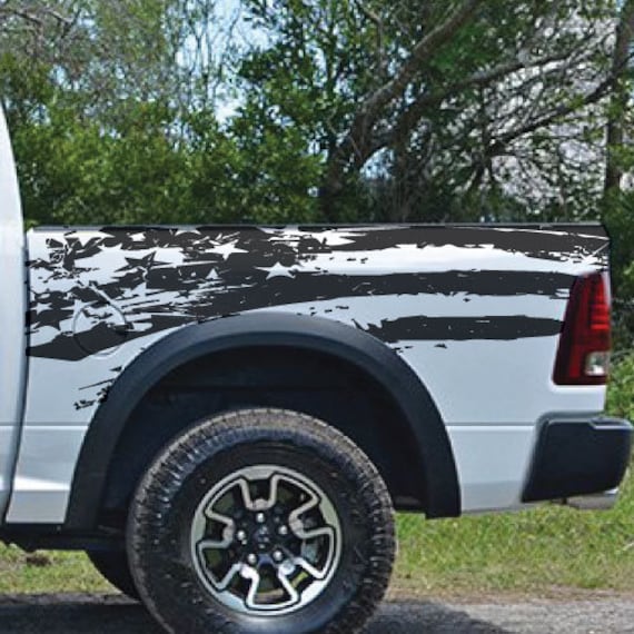 American Flag Stripes Car & Truck Side Decal | Xtreme Digital GraphiX