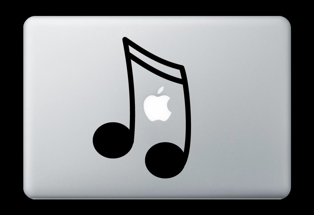 Musical Note Music Treble Bass Clef Car USA Computer Laptop Vinyl Decal ...