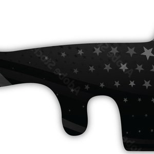 Black Gray American Stars Vinyl Wrap For Doc Band Helmet Baby Cranial Helmet