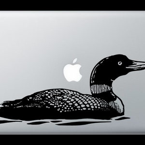 Loon pato pássaro caça aves cena veículo carro computador portátil vinil decalque adesivo eua pele envoltório personalizado ajuste veículo