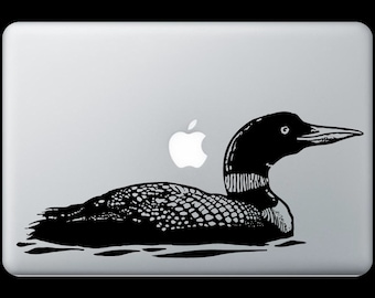 Loon Duck Bird Hunting Birds Scene Vehicle Car Computer Laptop Vinyl Decal Sticker USA Skin Wrap Custom Fit Vehicle