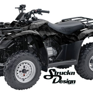 Kunststoff Seide Schwarz Grau Wave Camo 4ftx 10ft Aufkleber Vinyl Grafik Muster Wrap Kit ATV UTV Golf Cart Motorrad Roller Bike Cast Laminate