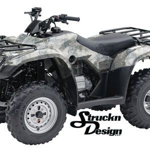 Digital Pixel Wildflower Blue Camo 4ft x 10ft Decal Vinyl Graphic Pattern Wrap Kit ATV UTV Golf Cart Motorcycle Scooter Bike Cast Laminate