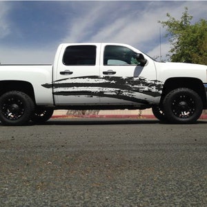 Autocollant Vinyle Drapeau Américain Pour Camion/pick-up - Style Grunge Distressed - Neuf