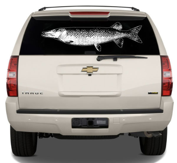 Musky Boat Decal 