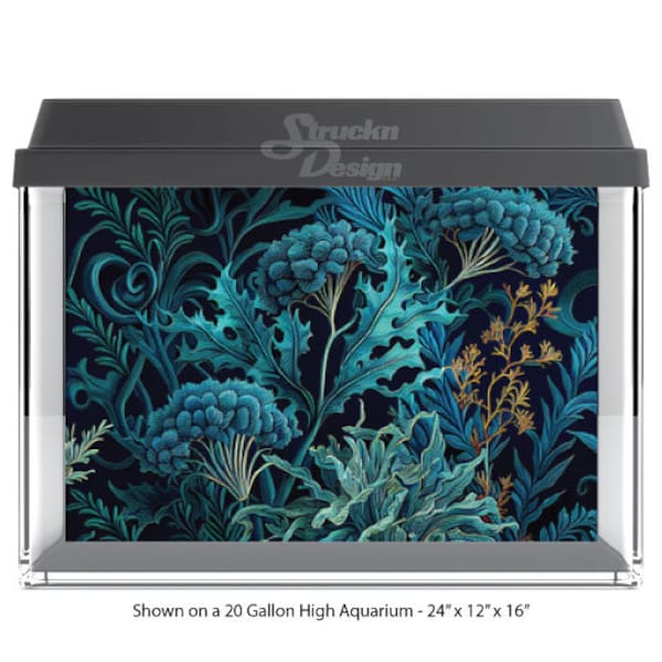 Aquarium Background Cling Etsy