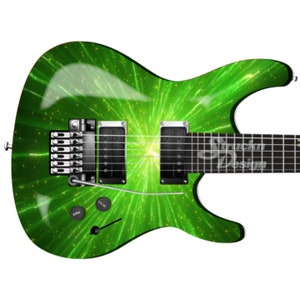 Light Green Bright Shine Glow Guitar Bass Metal Vinyl Wrap Skin Decal Laminated Air Release Bubble Free Graphic Peel & Stick Multiple Sizes