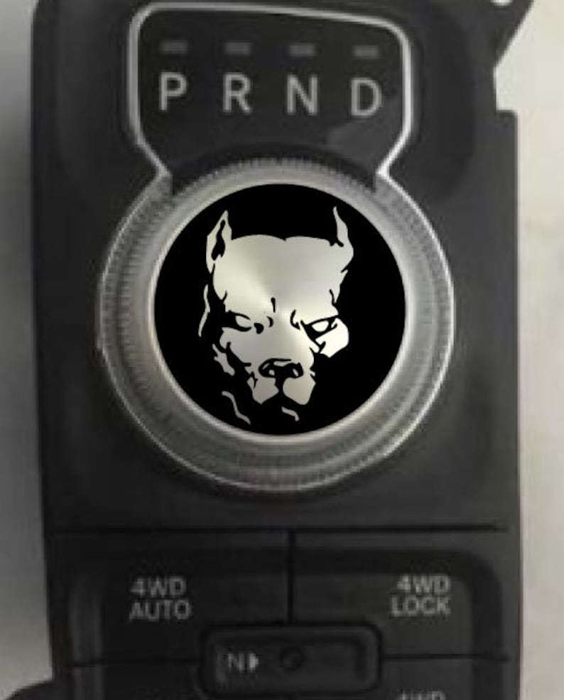 Fits Ram Dog Pit Bull Grunge Shift Knob Decal Sticker Graphic Etsy