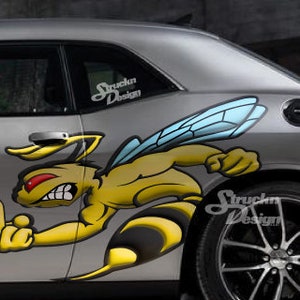 Dodge Challenger Scat Pack Side Graphics – RacerX Customs