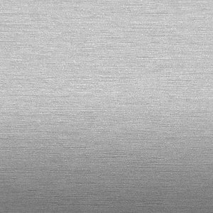 May include: A close-up of a silver textured surface with a subtle brushed finish.