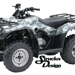 Jasnoniebieski sześciokątny abstrakcyjny kamuflaż 4 stopy x 10 stóp naklejka winylowa graficzny wzór zestaw do owijania ATV UTV wózek golfowy motocykl skuter rower odlew laminat