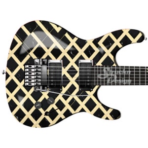Fence Beige Black Glint White Broke Guitar Bass Metal Vinyl Wrap Skin Decal Laminate Air Release Bubble Free Graphic Peel & Stick Multi Size