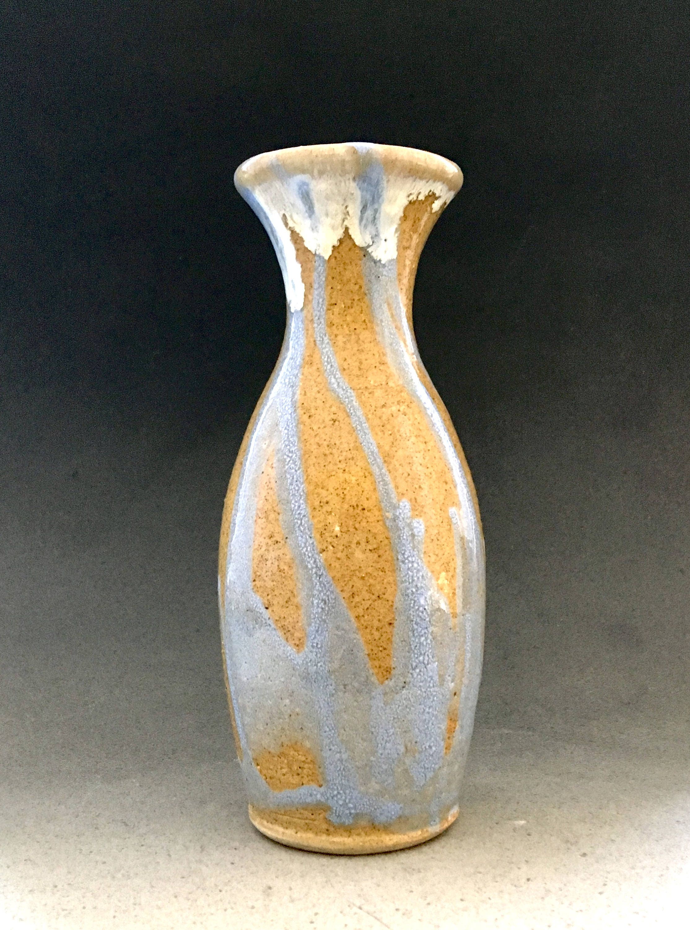 Artisan Pottery Vase, Wheel Thrown Hand Glazed Stoneware, Vintage ...