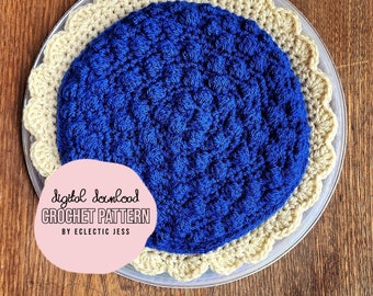 Berry Pie Crochet PATTERN ONLY Crochet Food, Amigurumi Food, Crochet, Pie, Dessert, Crochet Play Food