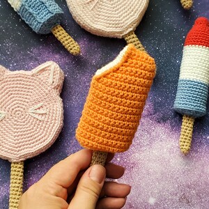 Ice Pops Crochet PATTERN ONLY, Crochet Food, Amigurumi, Crochet Ice Lollies, Ice Cream, Icicles, Crochet Ice Lolly, Ice Pop image 3