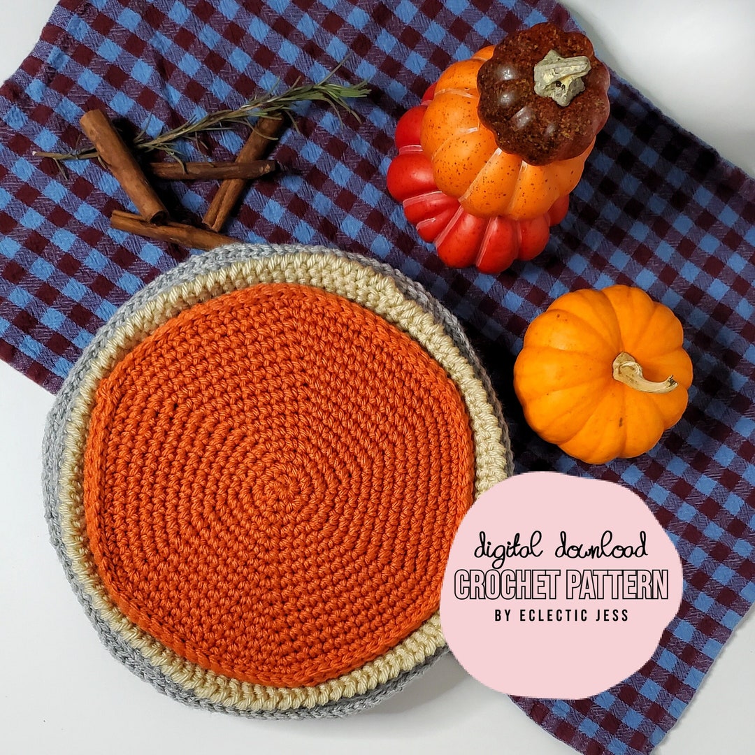 Pie Crochet Pattern Pumpkin Pie Crochet PATTERN ONLY Crochet Food, Amigurumi Food, Crochet ...
