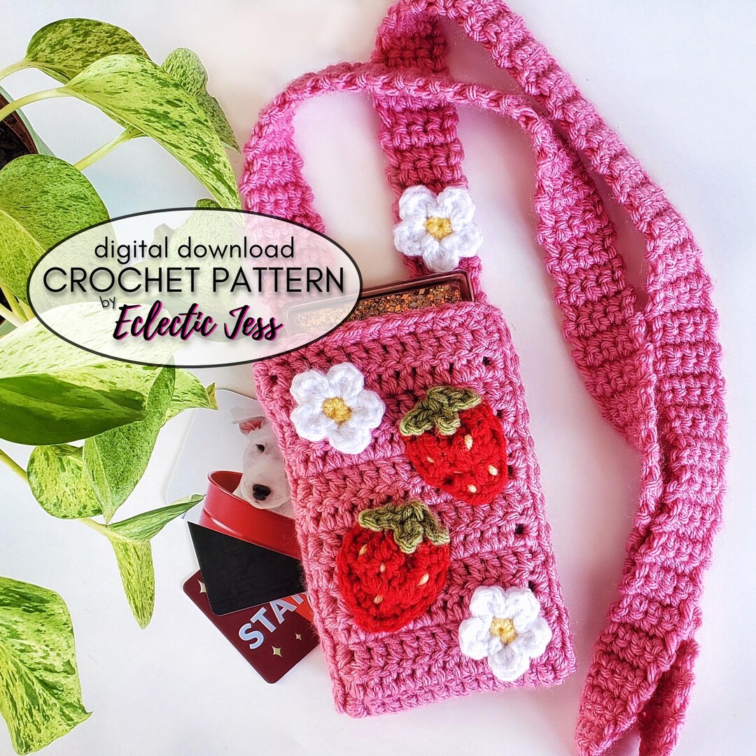 Slowslowly■Fruits Crochet Cell Phone Bag スマホバッグ Slowslowly□Fruits Crochet Cell Phone Bag スマホバッグ