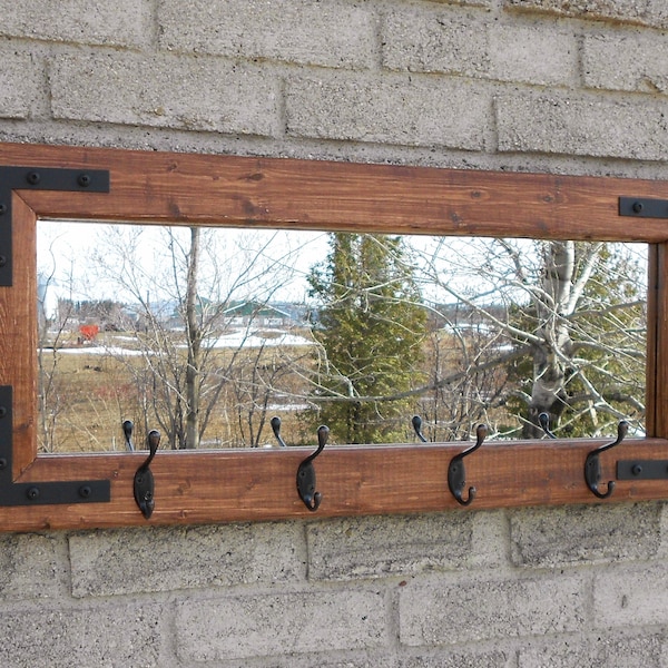 Mirror Coat Rack Etsy