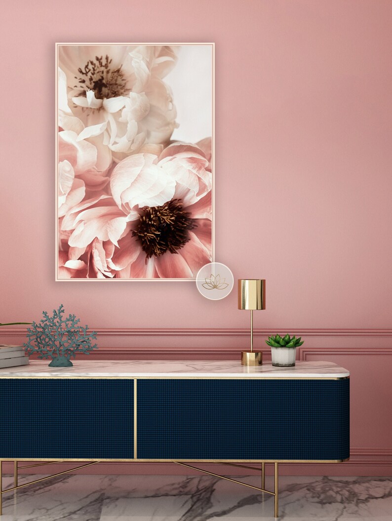 Photography Prints Large Peony Print Peonies Wall Art Large Flower Print Botanical Print Fine Art Photography Blush Wall Art