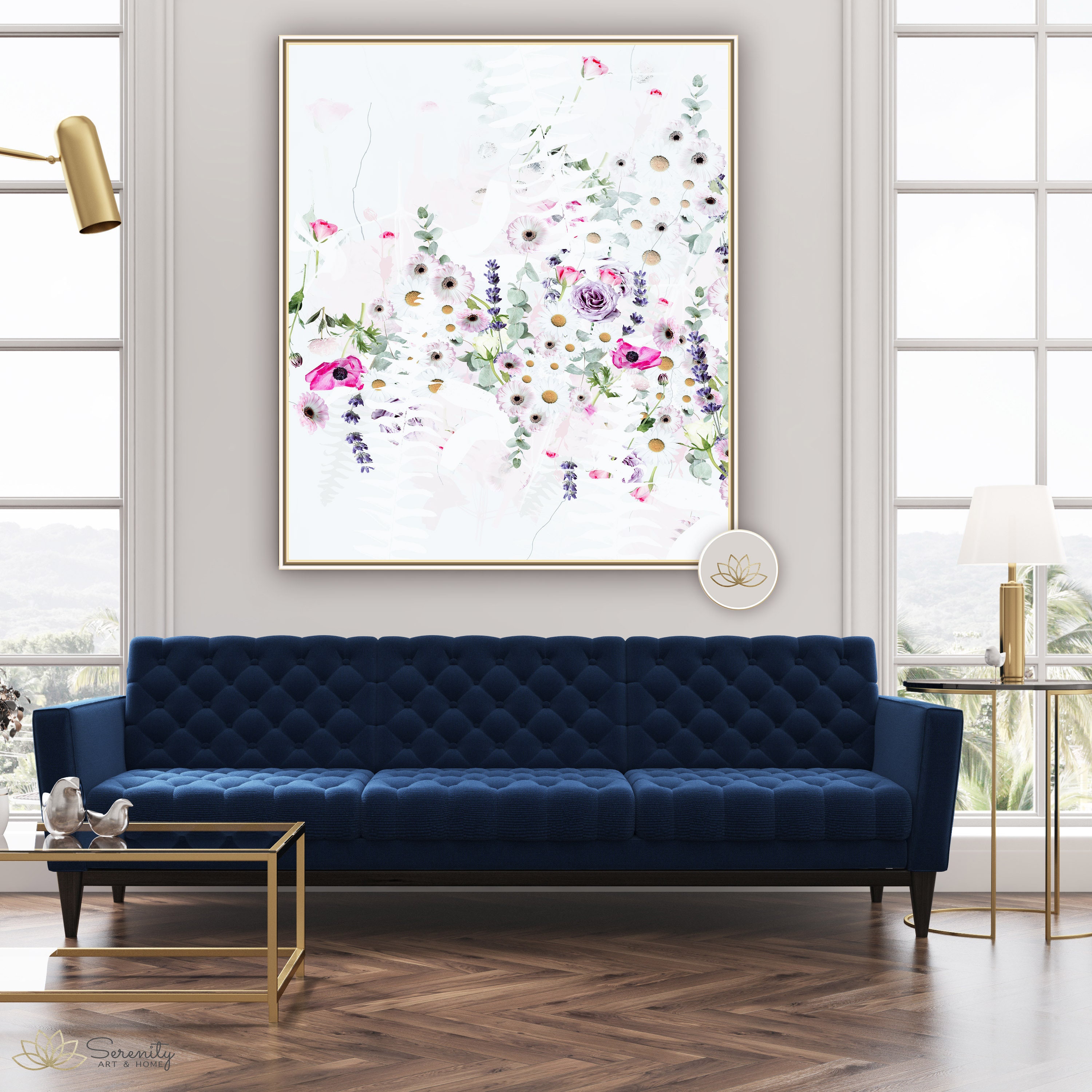 Botanical Print Fine Art Collage Modern Wall