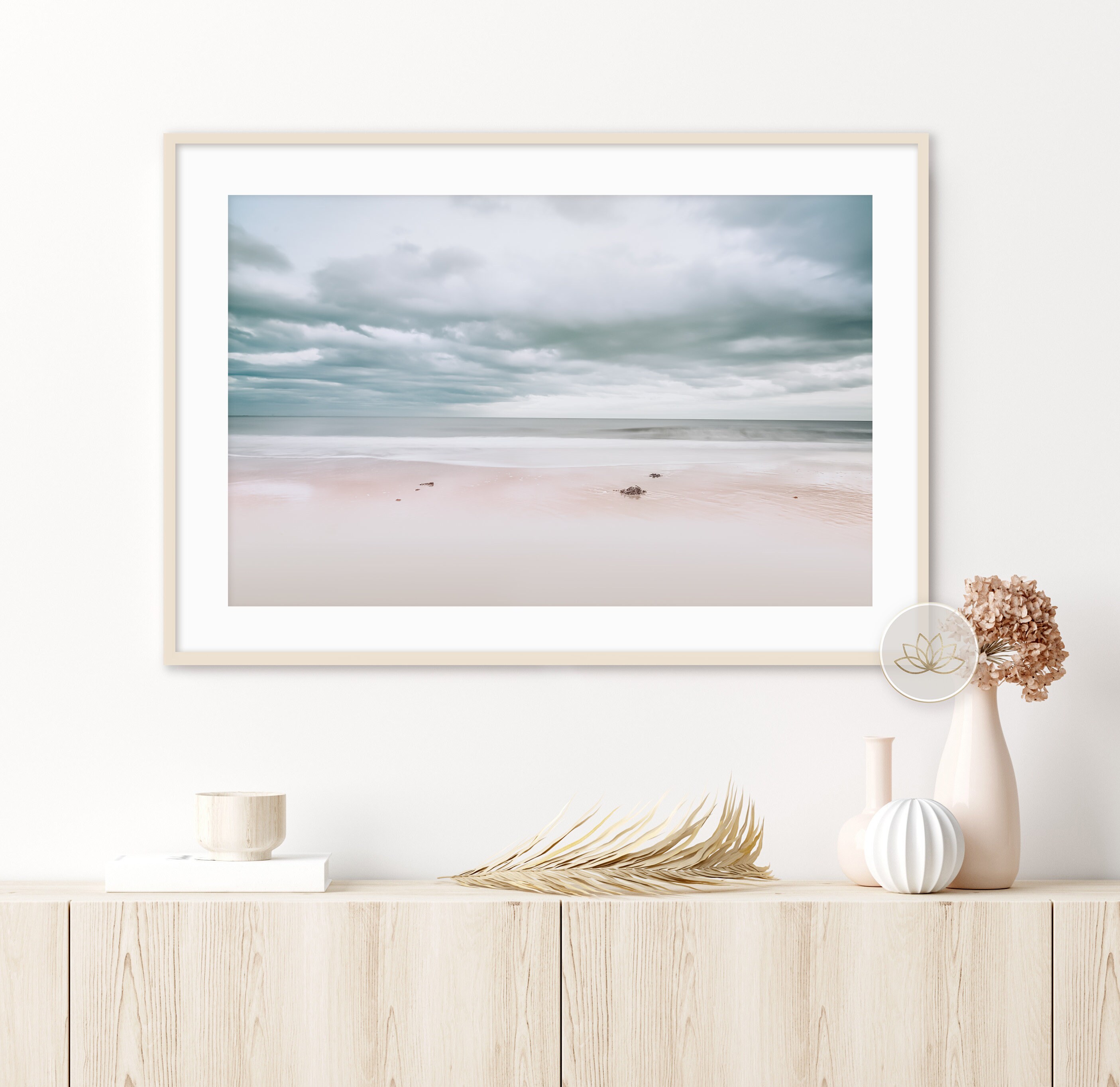 Arte de la pared de la playa impresión mínima de la playa | Etsy