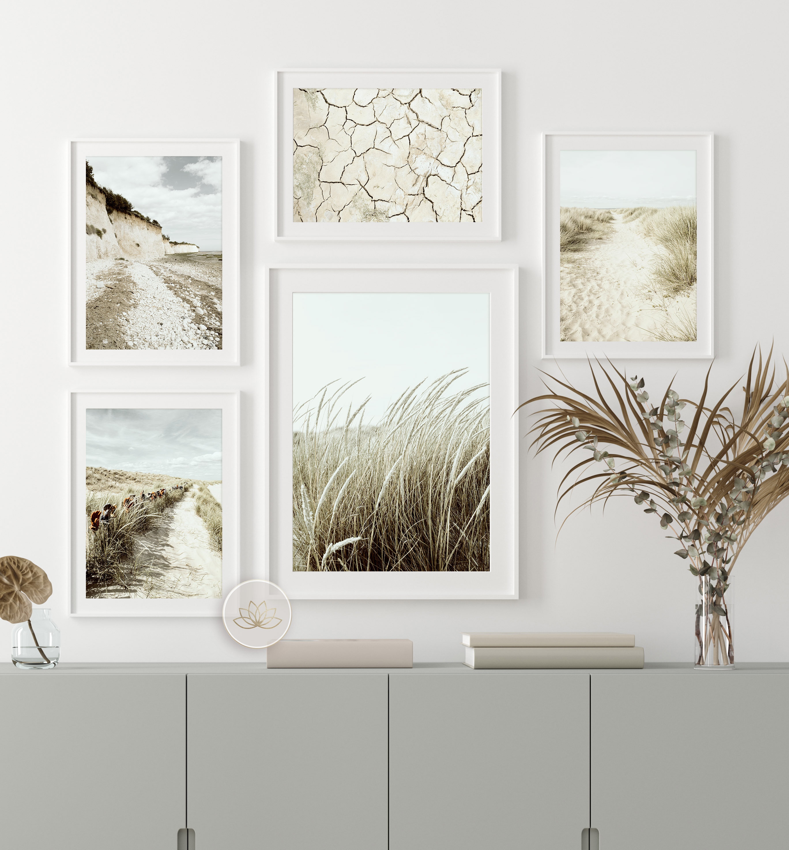 Coastal Wall Art Set Printable Art Gallery Wall Set Wild - Etsy UK