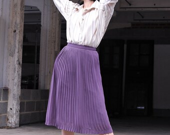 Purple Pleated Skirt Outfit Purple Skirt 90s Vintage 90s Oscar De
