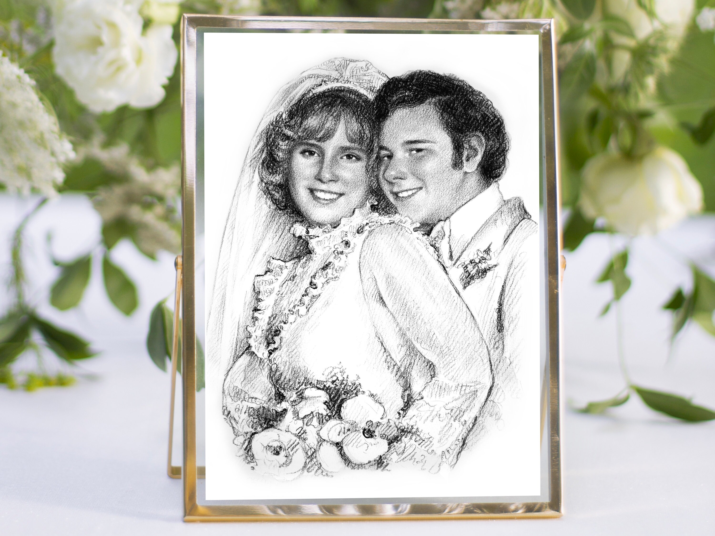 Details about   Personalized Anniversary Gift Watercolor Portrait from YOUR Photo Men's Gift 