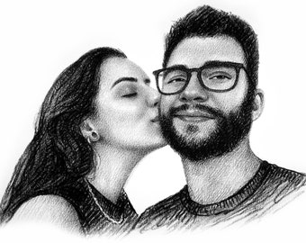 Presente de aniversário de 1 ano para namorado, retrato personalizado da foto Aniversário de um ano para namorado, presente de aniversário de 6 meses para namorado