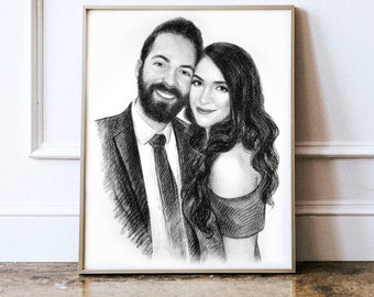 Groom Gift for groom from bride on wedding day, Parents wedding gift from groom, Portrait from photo, Mother of the groom gift from bride