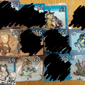 Fursona Pins Batch #2