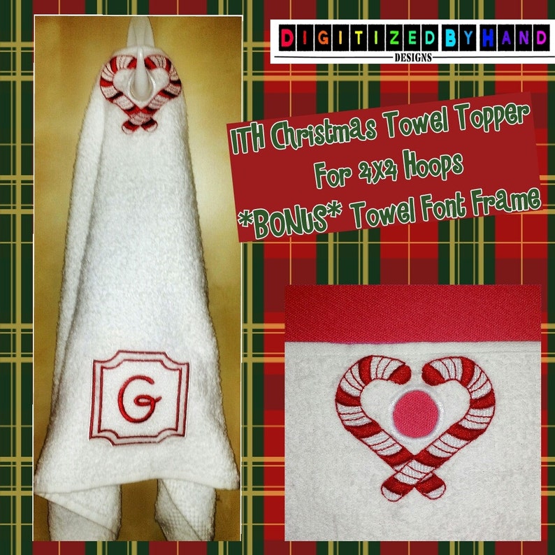 Ith jessecmault towel topper ith machine jessecmault design  etsy