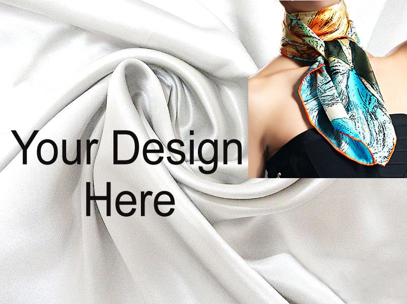 80X180cm Custom Cost Effective Fashion Silk Scarf Shawls Silk