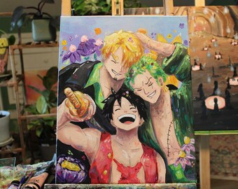 Anime Acrylic Painting 11x14