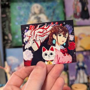 Anime 3" Sticker