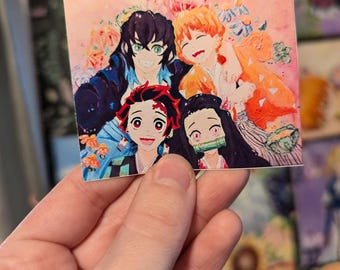 Anime 3" Sticker